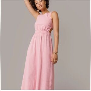 Francesca's Collections Blush Pink Maxi Dress